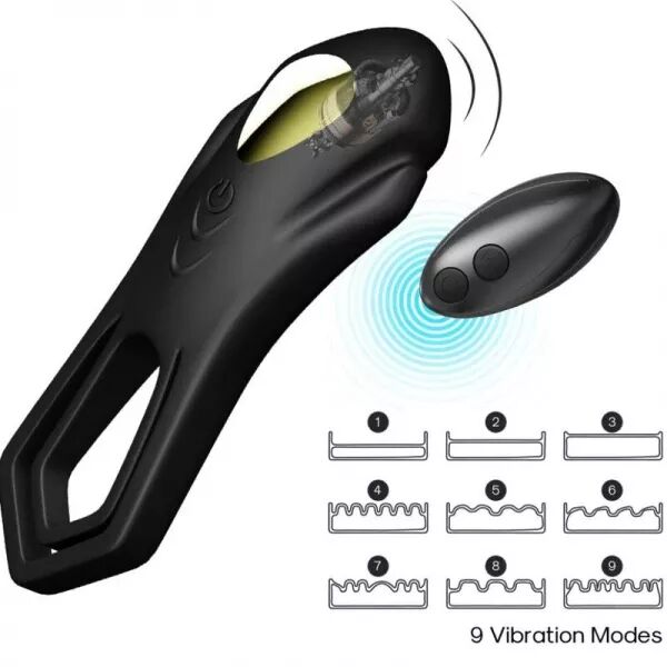 ARMONY - T�L�COMMANDE DOUBLE ANNEAU VIBRATEUR ROADSTER NOIR