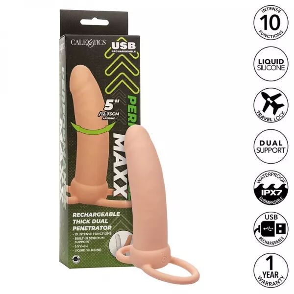 CALEXOTICS - MAXX THICK DOUBLE P�N�TRATEUR 10 VIBRATIONS CHAIR