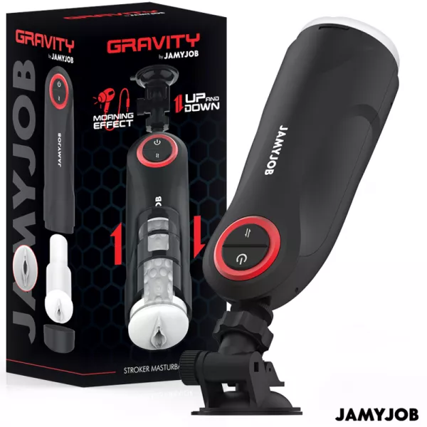 JAMYJOB - MASTURBATEUR VAGIN AUTOMATIQUE PAR GRAVIT� 5 MODES D'ASPIRATION