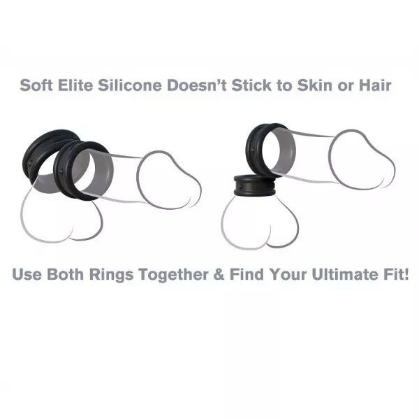 FANTASY C-RINGZ - BAGUES EN SILICONE MAX / LARGE