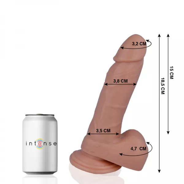 MR INTENSE - 14 P�NIS R�ALISTE 18.5 CM -O- 3.8 CM