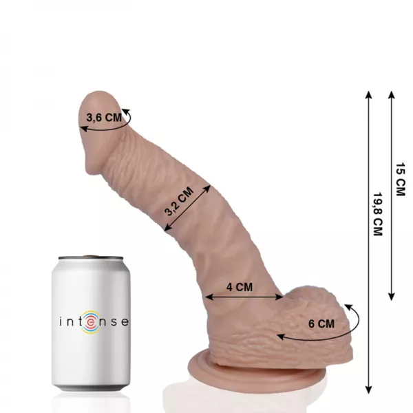 MR INTENSE - 18 P�NIS R�ALISTE 19.8 CM -O- 3.2 CM