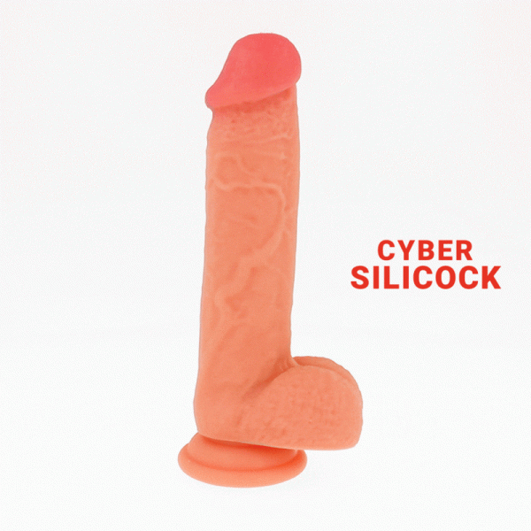 CYBER SILICOCK - SAUL SILICONE LIQUIDE SOUPLE ULTRA R�ALISTE 21 CM -O- 4.2 CM