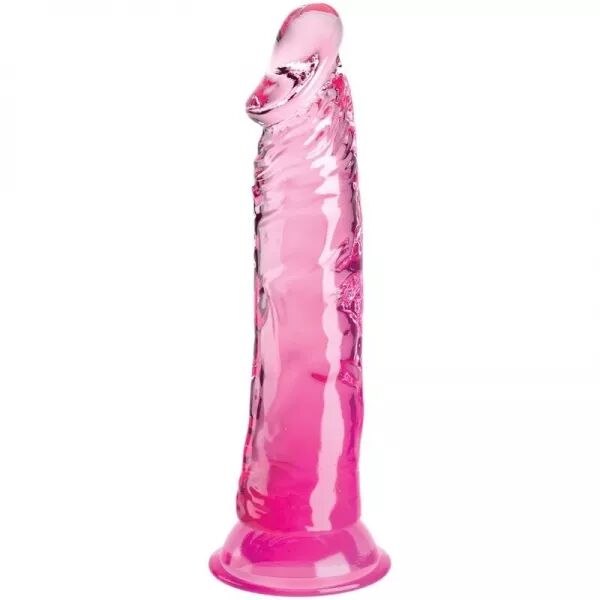 KING COCK - CLEAR P�NIS R�ALISTE 19.7 CM ROSE