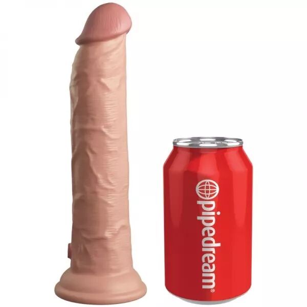KING COCK - ELITE VIBRATEUR GODE R�ALISTE & T�L�COMMANDE EN SILICONE 23 CM