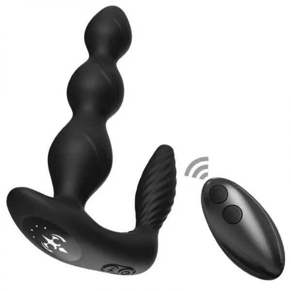 ARMONY - MANFUN VIBRATEUR & STIMULATEUR ANAL PLUG T�L�COMMANDE NOIR