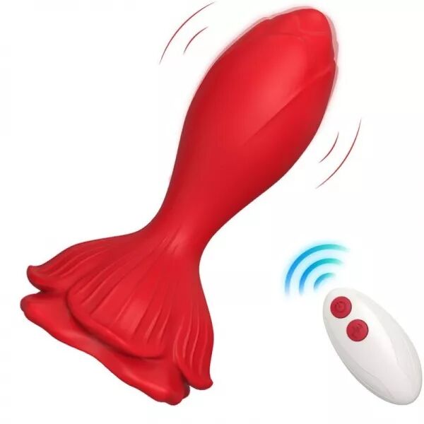 ARMONY - VIBRATEUR ROSE & PLUG ANAL PETITE T�L�COMMANDE ROUGE