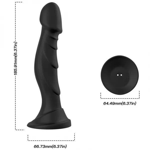 ARMONY - GODE VIBRATEUR & PLUG ANAL T�L�COMMANDE NOIR