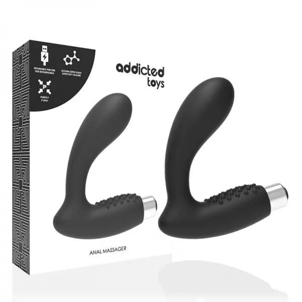 ADDICTED TOYS - VIBRATEUR PROSTATIQUE RECHARGEABLE MOD�LE 5 - NOIR