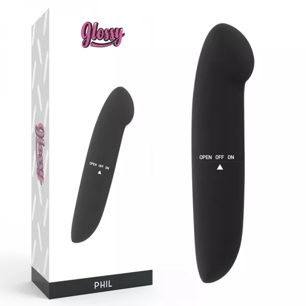 GLOSSY - VIBRATEUR PHIL NOIR