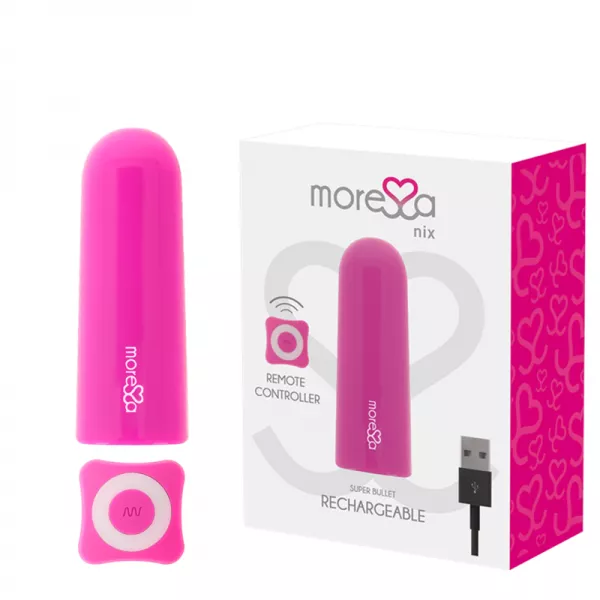 MORESSA - NIX VIBRATEUR T�L�COMMANDE ROSE