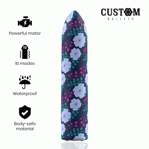 CUSTOM BULLETS - PERSONNALIS�S RECHARGEABLE PRINTEMPS 10 INTENSITIES