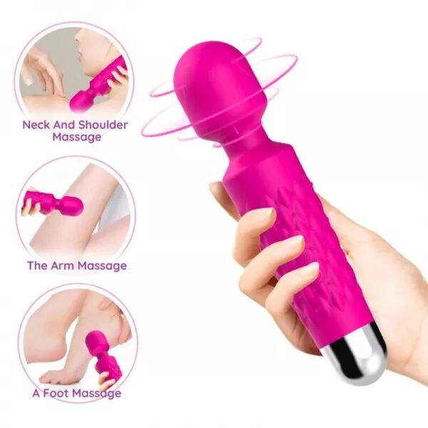 ARMONY - MASSEUR & VIBRATEUR POSTMAN T�TE SUPER FLEXIBLE FUCHSIA
