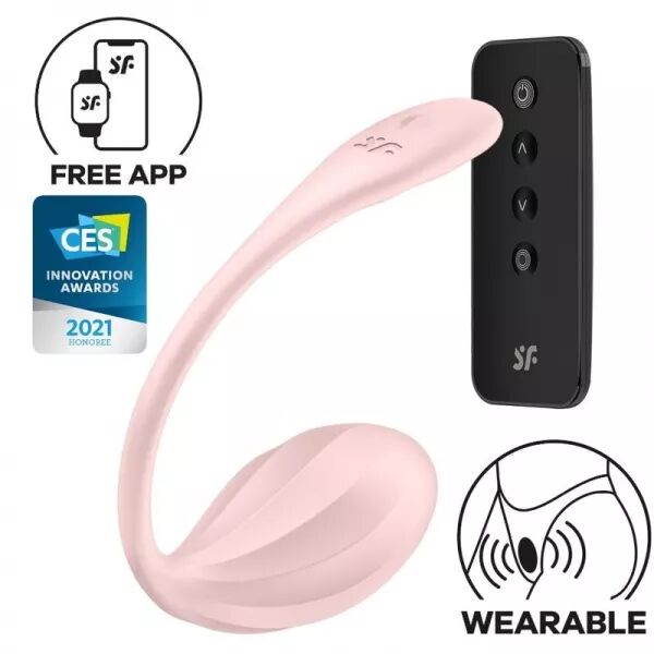 SATISFYER - RIBBED PETAL STIMULATEUR � DISTANCE G POINT ROSE APPLICATION GRATUITE