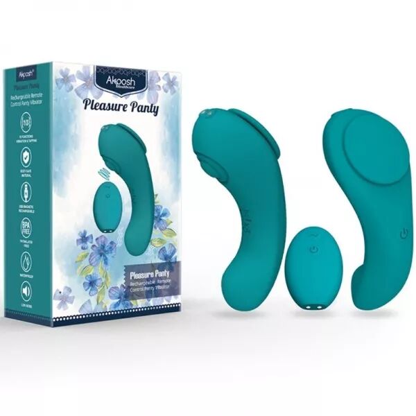 ARMONY - PLEASURE PANTY VIBRATEUR T�L�COMMANDE 3 VITESSES VERT