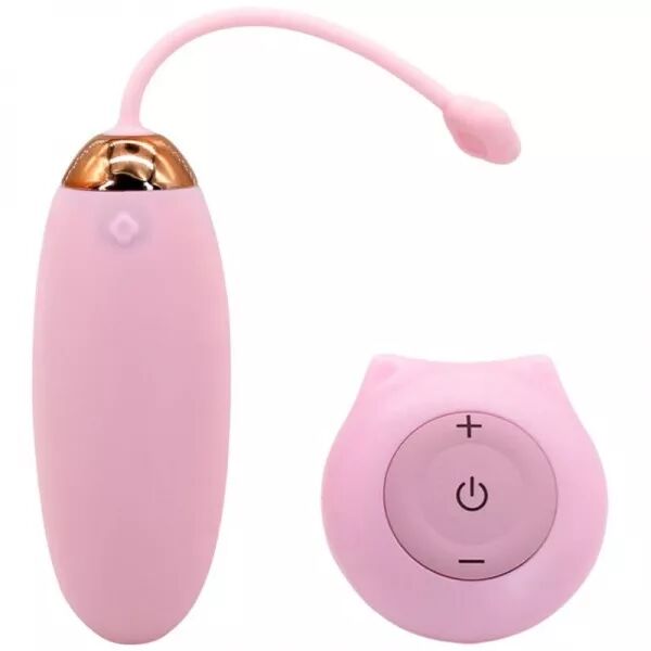 ARMONY - KITTY FUN EGG VIBRATEUR T�L�COMMANDE 10 VIBRATIONS ROSE