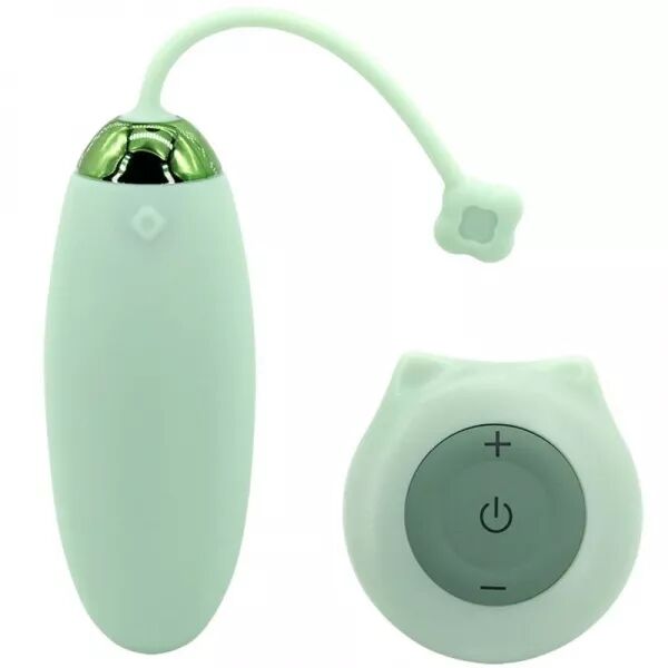ARMONY - KITTY FUN EGG VIBRATEUR T�L�COMMANDE 10 VIBRATIONS VERT