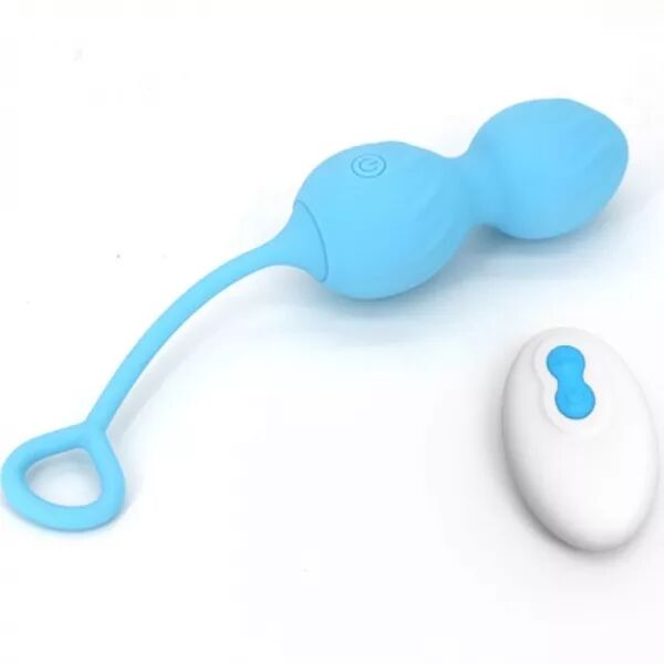 ARMONY - BLOSSOMS HALT�RE VAGINALE VIBRATION T�L�COMMANDE 10 VIBRATIONS BLEU