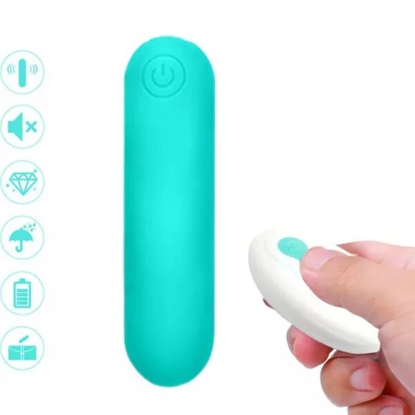 ARMONY - SPLASH JOLINE VIBRATEUR BULLET T�L�COMMANDE EN SILICONE 10 VIBRATIONS 65 X 15 CM VERT