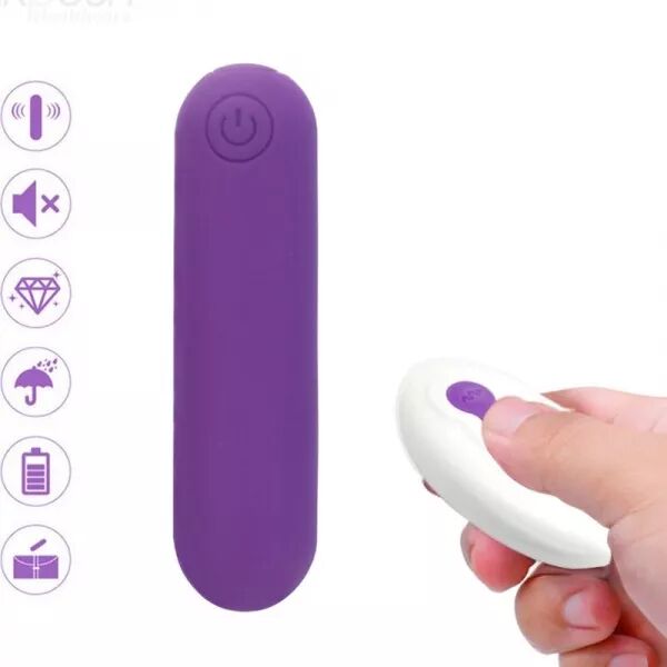 ARMONY - SPLASH JOLINE VIBRATEUR BULLET T�L�COMMANDE EN SILICONE 10 VIBRATIONS 65 X 15 CM VIOLET