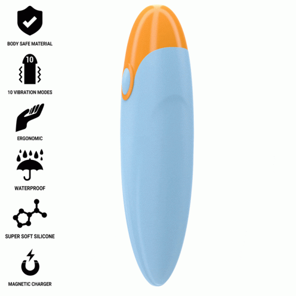 INTENSE - MIKE BULLET VIBRANT 10 VIBRATIONS T�L�COMMANDE BLEUE