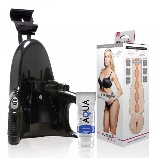 FLESHLIGHT - BRANDI LOVE VAGINA + LANCEMENT UNIVERSEL + LUBRIFIANT QUALIT� AQUA 50 ML