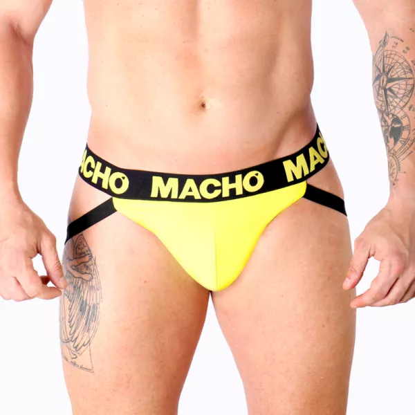 MACHO - MX25A JOCK LYCRA JAUNE S