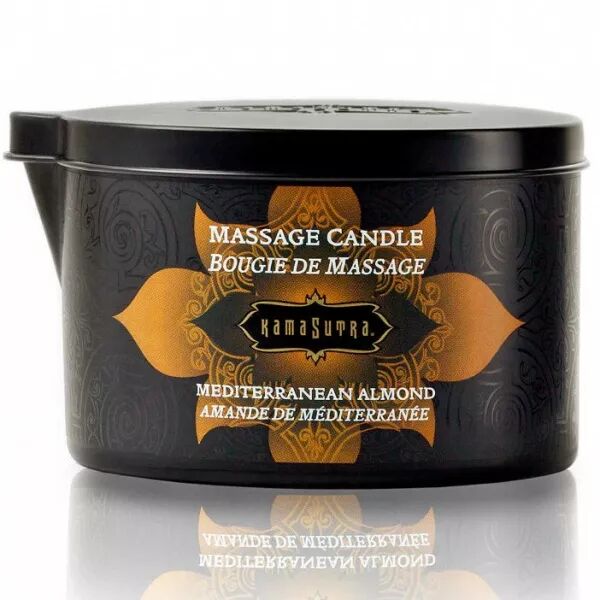 KAMASUTRA - BOUGIE DE MASSAGE AUX AMANDES M�DITERRAN�ENNES 170GR