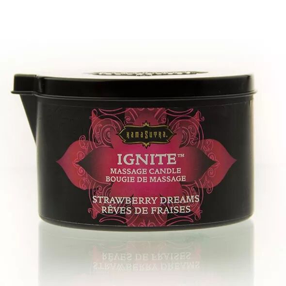 KAMASUTRA - BOUGIE DE MASSAGE FRAISE R�VES 170 GR