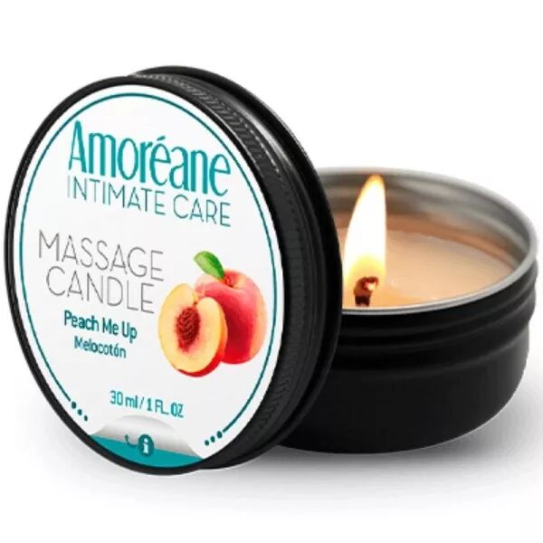 AMOREANE - BOUGIE DE MASSAGE P�CHE 30 ML