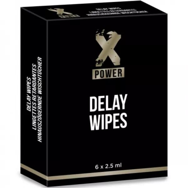X POWER - LINGETTES DELAY 6 UNIT�S
