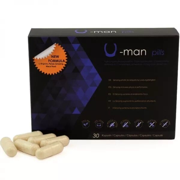 500 COSMETICS - U-MAN AUGMENTE LA TAILLE DU P�NIS ET LA PUISSANCE SEXUELLE - CAPSULES