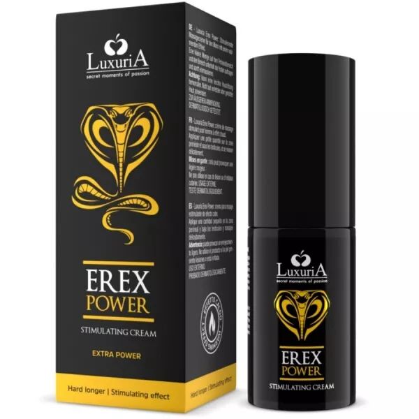 INTIMATELINE LUXURIA - EREX POWER CR�ME P�NIS DUR PLUS LONG 30 ML