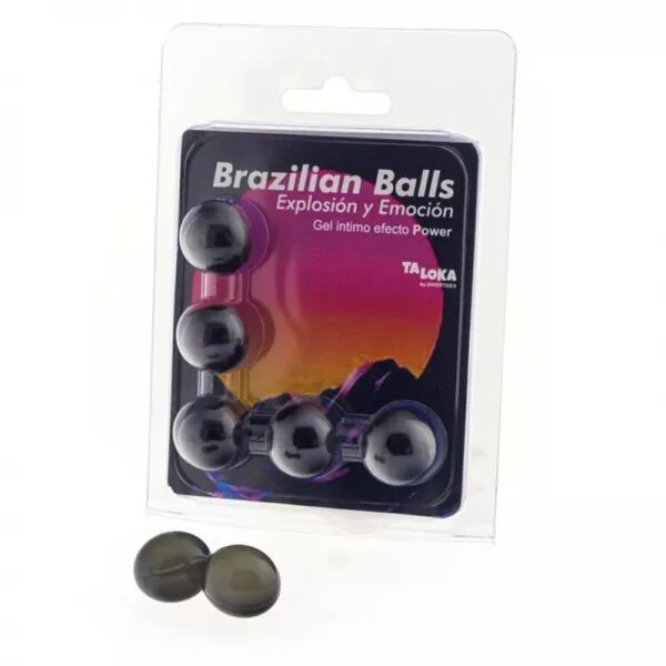 TALOKA - 5 BALLES BR�SILIENNES GEL EXCITANT EFFET PUISSANT