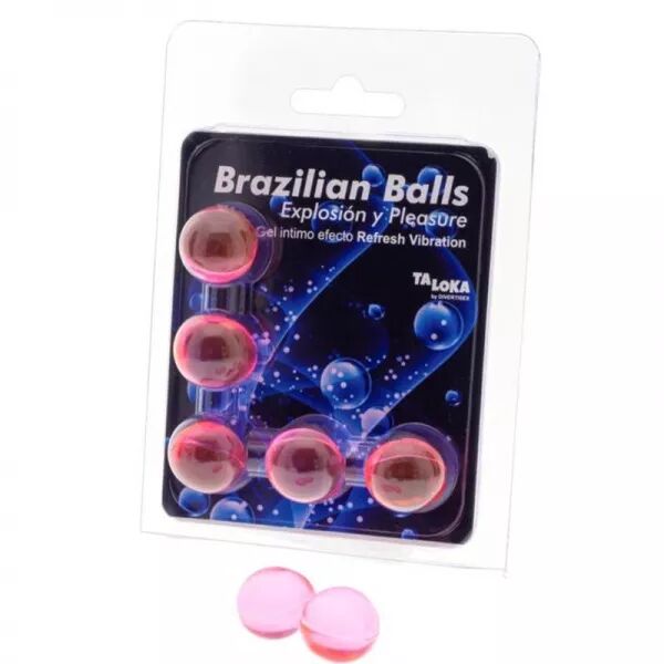 TALOKA - 5 BALLES BR�SILIENNES REFRESH EFFET VIBRANT GEL EXCITANT
