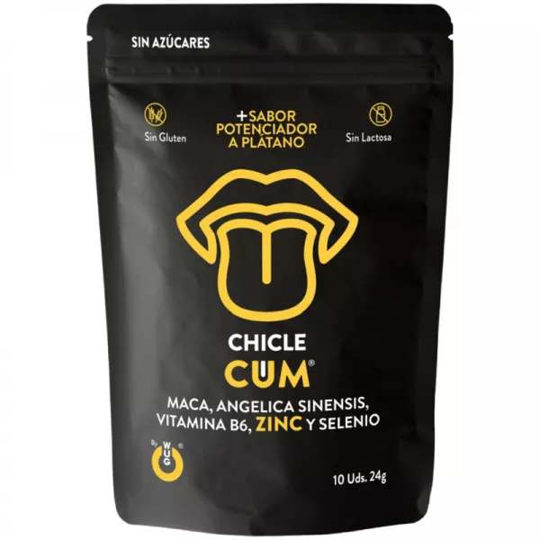 WUG SEX SENSE - CUM AUGMENTATION DE L''�JACULATION GOMME ET SPERME SAVEUR BANANE 10 UNIT�S