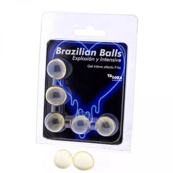 TALOKA - 5 BALLES BR�SILIENNES GEL EXCITANT EFFET FROID & VIBRATION