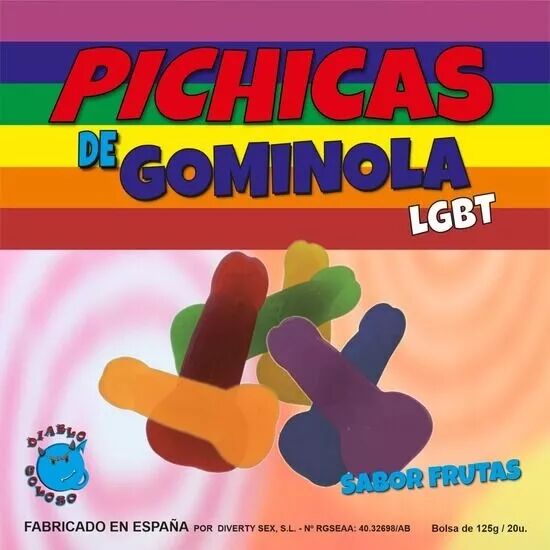 PRIDE - FRUITS DE P�NIS GUMMY LGBT