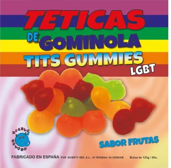 DIABLO GOLOSO - ASSORTIMENT DE TEETICS GOMM�S  PAILLETTES