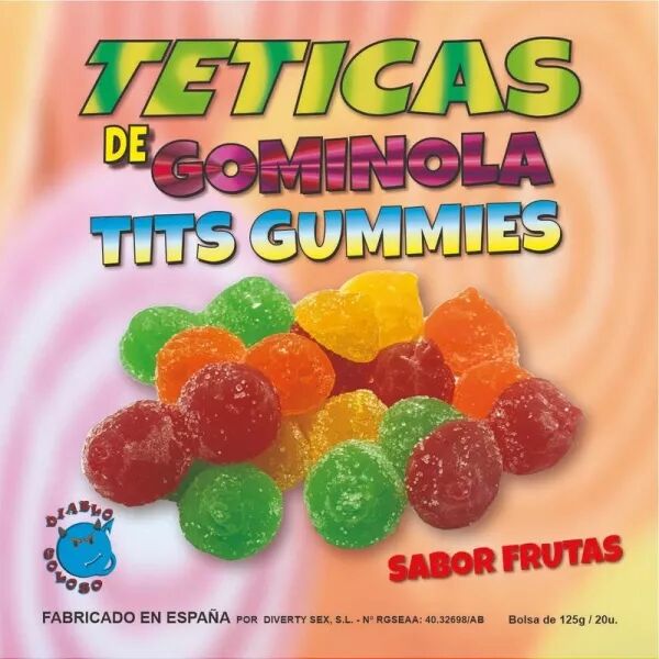 DIABLO GOLOSO - T�TINES GOMMEUSES EN SUCRE ASSORTIES