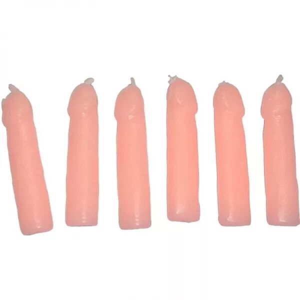 DIABLO PICANTE - 6 BOUGIES FORME P�NIS CHAIR