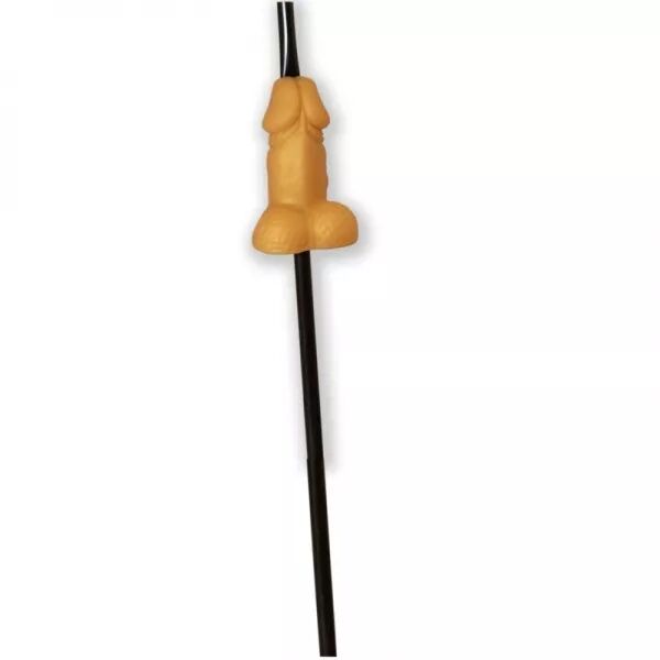 DIABLO PICANTE - PAILLE EN FORME DE P�NIS DOR�