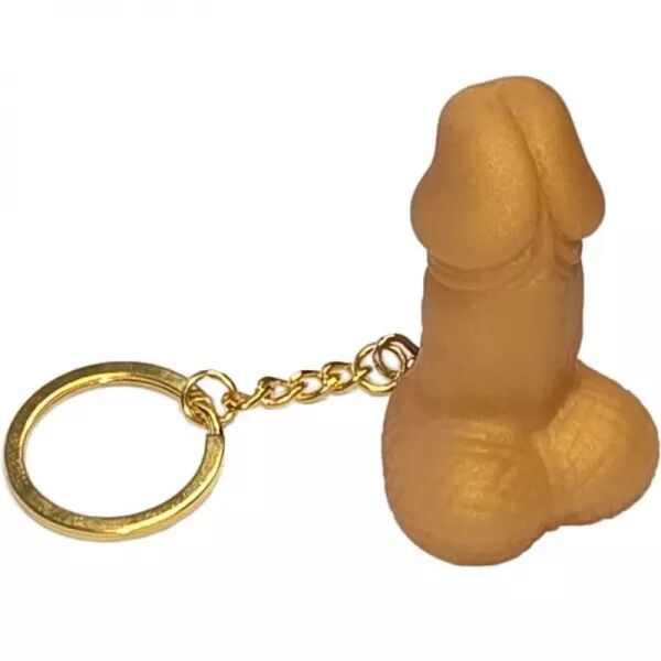 DIABLO PICANTE - PORTE-CL�S EN FORME DE P�NIS DOR�
