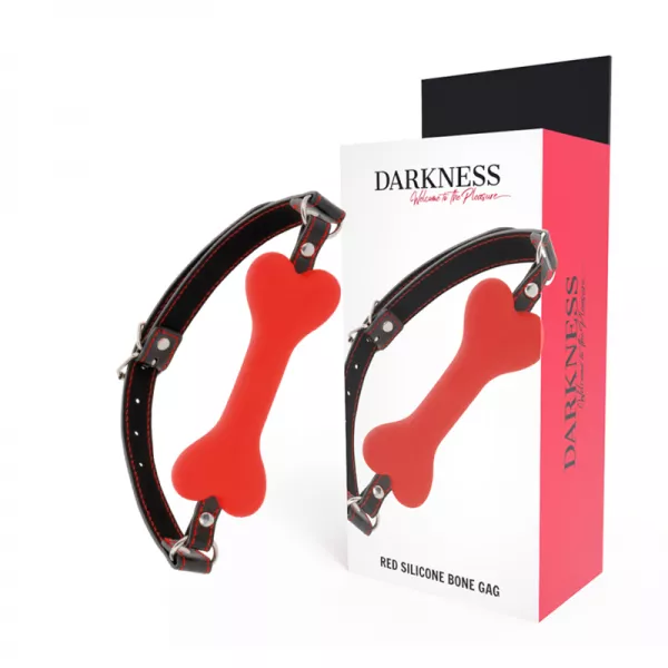 DARKNESS - B�ILLON EN SILICONE � OS ROUGE
