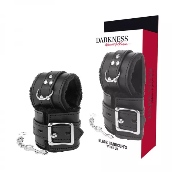 DARKNESS - MENOTTES BDSM DOUBL�ES NOIRES