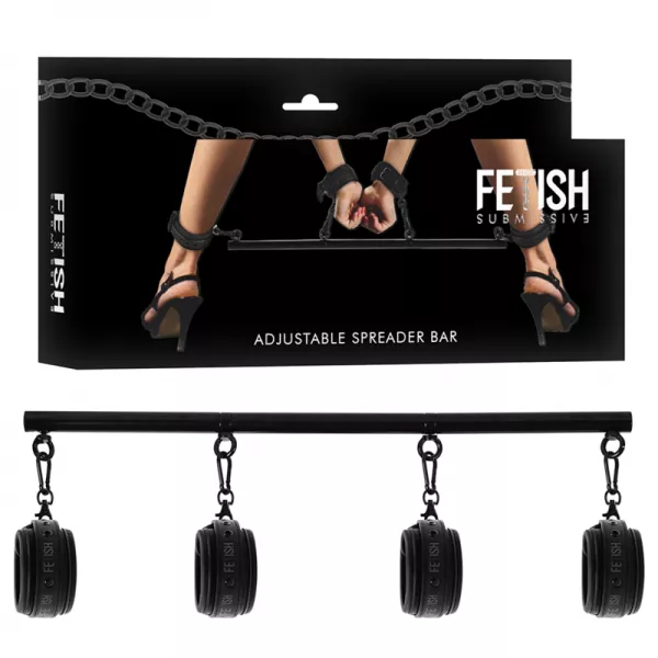 FETISH SUBMISSIVE BONDAGE - BARRE S�PARATEUR R�GLABLE 4 PI�CES