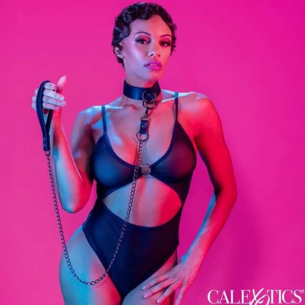 CALEXOTICS - EUPHORIA COLLIER AVEC LAISSE CHA�NE