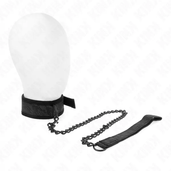KINK - COLLIER MOD�LE BASIC AVEC LAISSE 77 CM MOD�LE 5 AJUSTABLE 34-54 CM X 5 CM