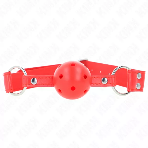 KINK - B�ILLON � BOULE DUR CREUX ROUGE COMPLET 62 x 2 CM