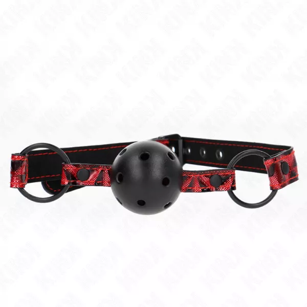 KINK - BOULE MOTIF DIAMANT 4,5 CM GAG MOD�LE 2 64,5 CM R�GLABLE 42-60 CM